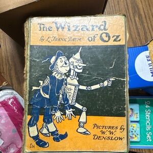 Vintage 'The Wizard of Oz' Book with Blue Cover